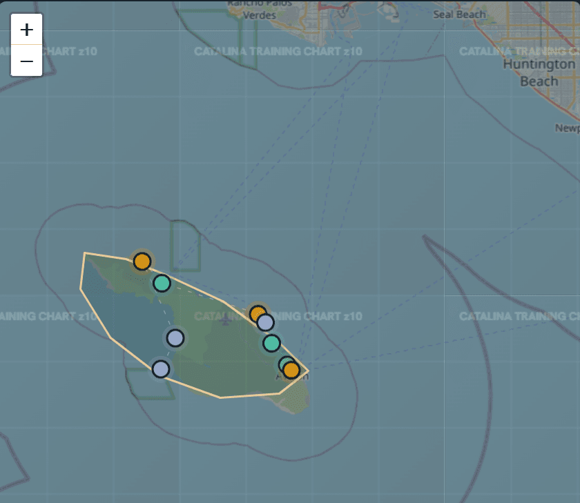 Scout Map interface example for AI systems